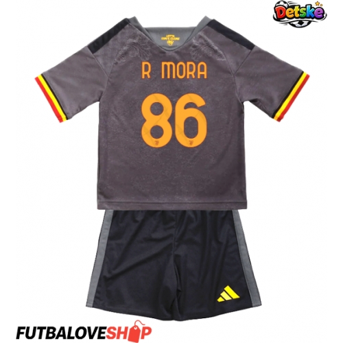 Dres AS Roma Rodrigo Mora #86 Tretina pre deti 2026-27 Krátky Rukáv (+ trenírky)